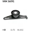 Poulie-tendeur, courroie trapézoïdale à nervures SKF VKM 36091 - Visuel 1
