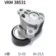 Poulie-tendeur, courroie trapézoïdale à nervures SKF VKM 38531 - Visuel 2