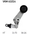 Poulie-tendeur, courroie trapézoïdale à nervures SKF VKM 61014 - Visuel 2