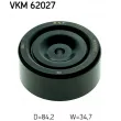 Poulie-tendeur, courroie trapézoïdale à nervures SKF VKM 62027 - Visuel 1