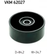 Poulie-tendeur, courroie trapézoïdale à nervures SKF VKM 62027 - Visuel 2