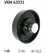 Poulie-tendeur, courroie trapézoïdale à nervures SKF VKM 62031 - Visuel 2