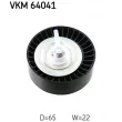 Poulie renvoi/transmission, courroie trapézoïdale à nervures SKF VKM 64041 - Visuel 2