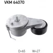Poulie-tendeur, courroie trapézoïdale à nervures SKF VKM 64070 - Visuel 2