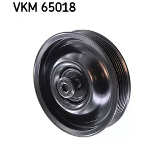 Poulie renvoi/transmission, courroie trapézoïdale à nervures SKF VKM 65018