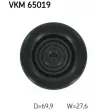 Poulie renvoi/transmission, courroie trapézoïdale à nervures SKF VKM 65019 - Visuel 2