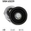 Poulie-tendeur, courroie trapézoïdale à nervures SKF VKM 65039 - Visuel 2