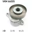 Poulie-tendeur, courroie trapézoïdale à nervures SKF VKM 66005 - Visuel 1
