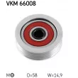 Poulie-tendeur, courroie trapézoïdale à nervures SKF VKM 66008 - Visuel 1