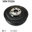 Poulie, vilebrequin SKF VKM 93104 - Visuel 1