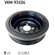 Poulie, vilebrequin SKF VKM 93104 - Visuel 2