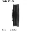 Poulie, vilebrequin SKF VKM 93104 - Visuel 3