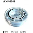 Poulie, vilebrequin SKF VKM 93201 - Visuel 2