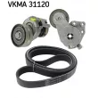 Jeu de courroies trapézoïdales à nervures SKF VKMA 31120 - Visuel 2