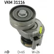 Jeu de courroies trapézoïdales à nervures SKF VKMA 31137 - Visuel 1