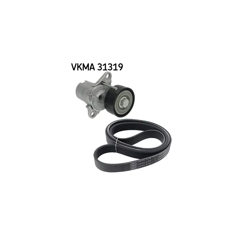 Jeu de courroies trapézoïdales à nervures SKF VKMA 31319