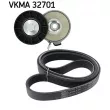 Jeu de courroies trapézoïdales à nervures SKF VKMA 32701 - Visuel 2