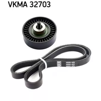 Jeu de courroies trapézoïdales à nervures SKF VKMA 32703