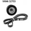 Jeu de courroies trapézoïdales à nervures SKF VKMA 32703 - Visuel 2
