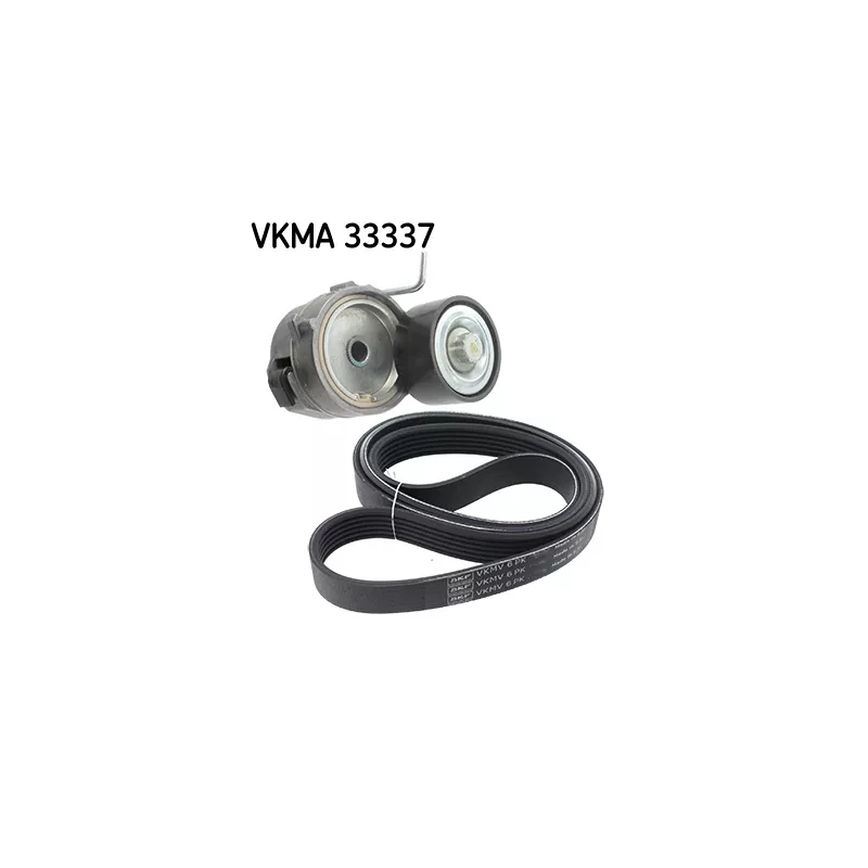 Jeu de courroies trapézoïdales à nervures SKF VKMA 33337