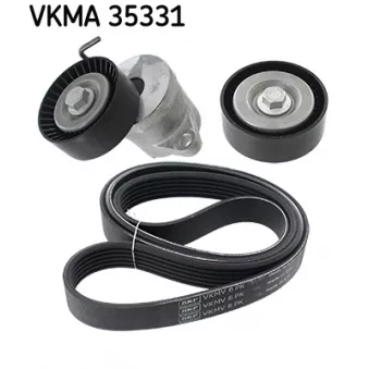 Jeu de courroies trapézoïdales à nervures SKF VKMA 35331