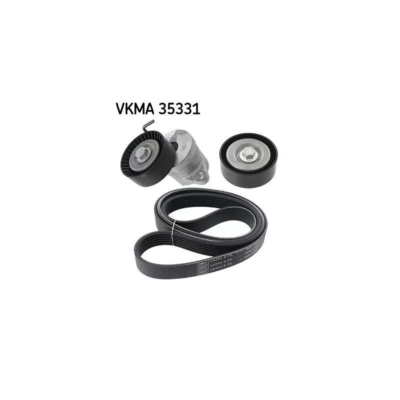 Jeu de courroies trapézoïdales à nervures SKF VKMA 35331