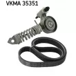 Jeu de courroies trapézoïdales à nervures SKF VKMA 35351 - Visuel 1