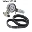Jeu de courroies trapézoïdales à nervures SKF VKMA 35351 - Visuel 2