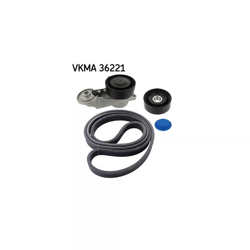 Jeu de courroies trapézoïdales à nervures SKF VKMA 36221