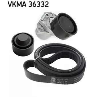Jeu de courroies trapézoïdales à nervures SKF VKMA 36332