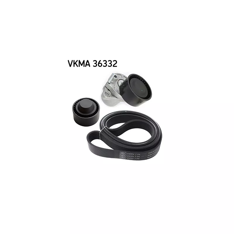 Jeu de courroies trapézoïdales à nervures SKF VKMA 36332