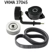 Jeu de courroies trapézoïdales à nervures SKF VKMA 37045 - Visuel 2