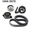 Jeu de courroies trapézoïdales à nervures SKF VKMA 38278 - Visuel 2