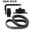 Jeu de courroies trapézoïdales à nervures SKF VKMA 38328 - Visuel 3