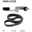 Jeu de courroies trapézoïdales à nervures SKF VKMA 61018 - Visuel 3