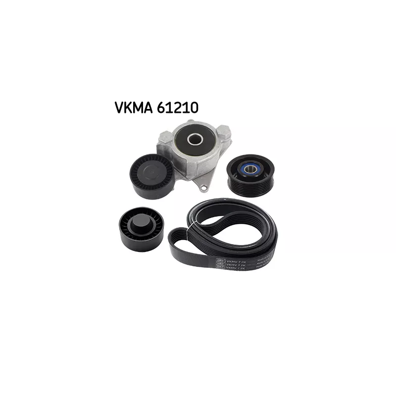 Jeu de courroies trapézoïdales à nervures SKF VKMA 61210