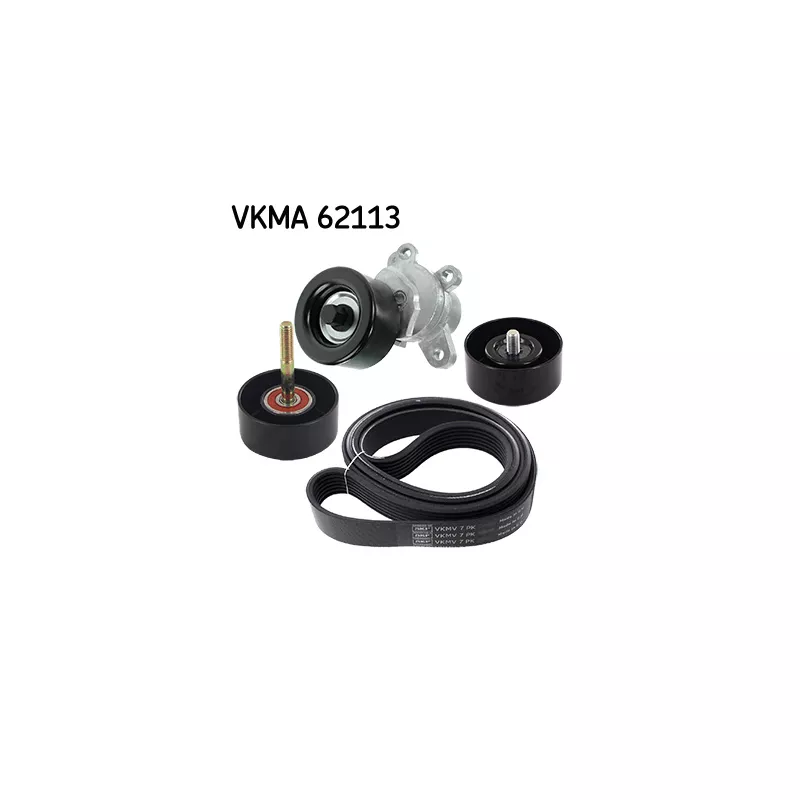 Jeu de courroies trapézoïdales à nervures SKF VKMA 62113