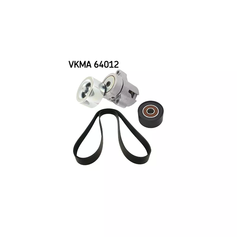 Jeu de courroies trapézoïdales à nervures SKF VKMA 64012