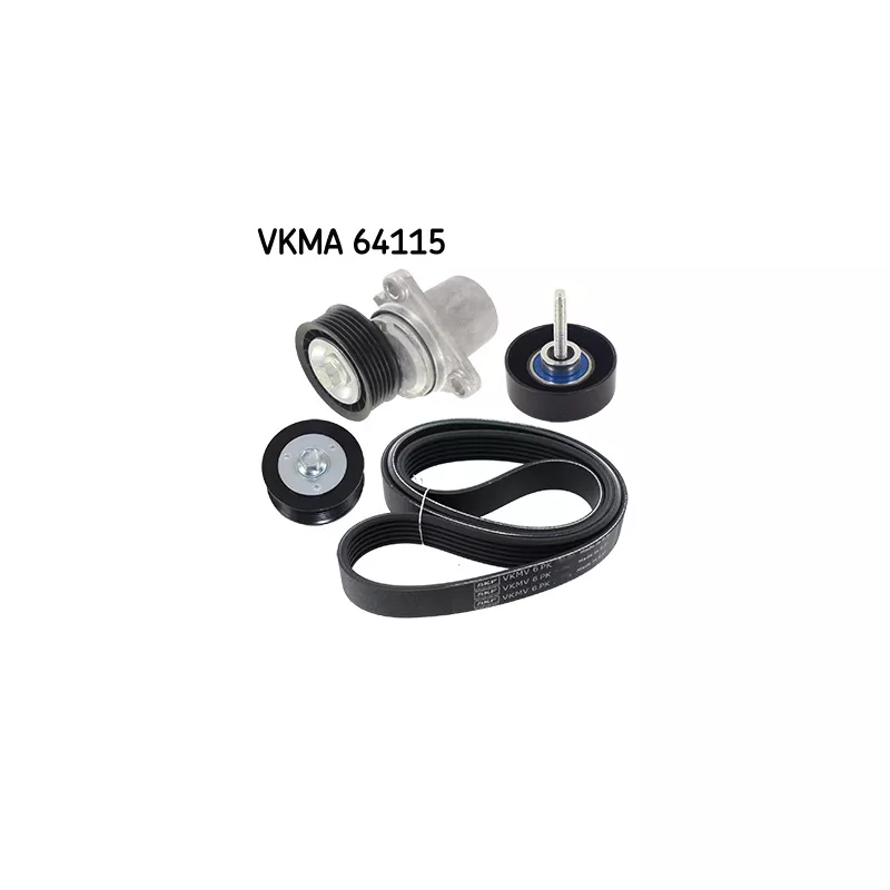 Jeu de courroies trapézoïdales à nervures SKF VKMA 64115