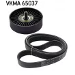 Jeu de courroies trapézoïdales à nervures SKF VKMA 65037 - Visuel 1