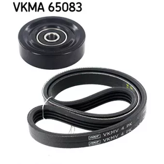 Jeu de courroies trapézoïdales à nervures SKF VKMA 65083