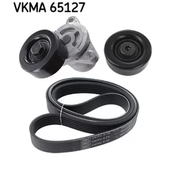 Jeu de courroies trapézoïdales à nervures SKF VKMA 65127