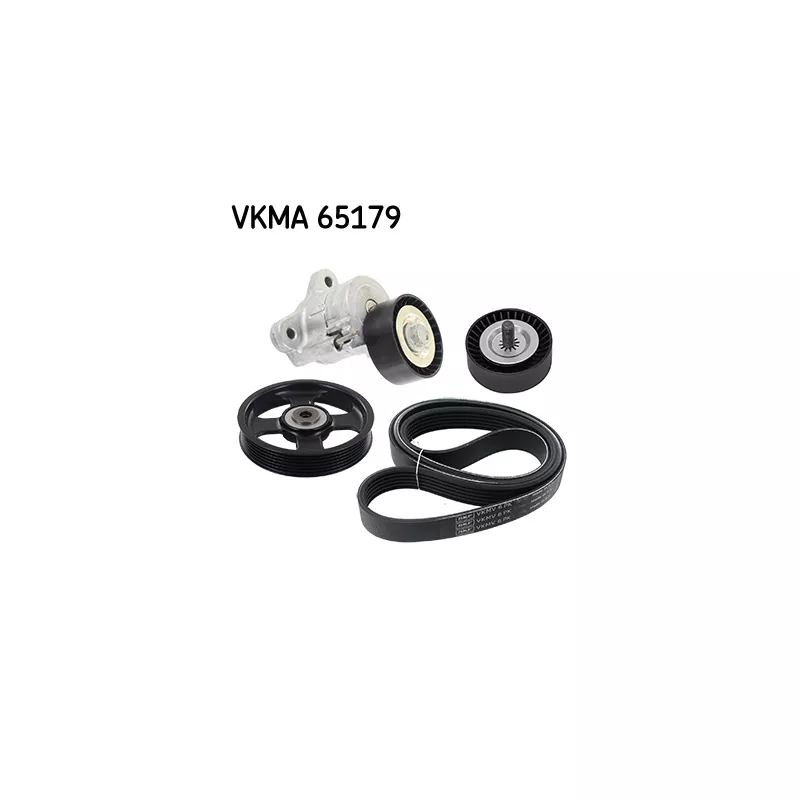 Jeu de courroies trapézoïdales à nervures SKF VKMA 65179