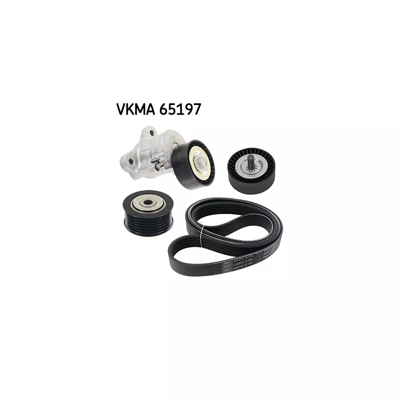 Jeu de courroies trapézoïdales à nervures SKF VKMA 65197