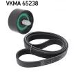 Jeu de courroies trapézoïdales à nervures SKF VKMA 65238 - Visuel 1