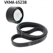Jeu de courroies trapézoïdales à nervures SKF VKMA 65238 - Visuel 2