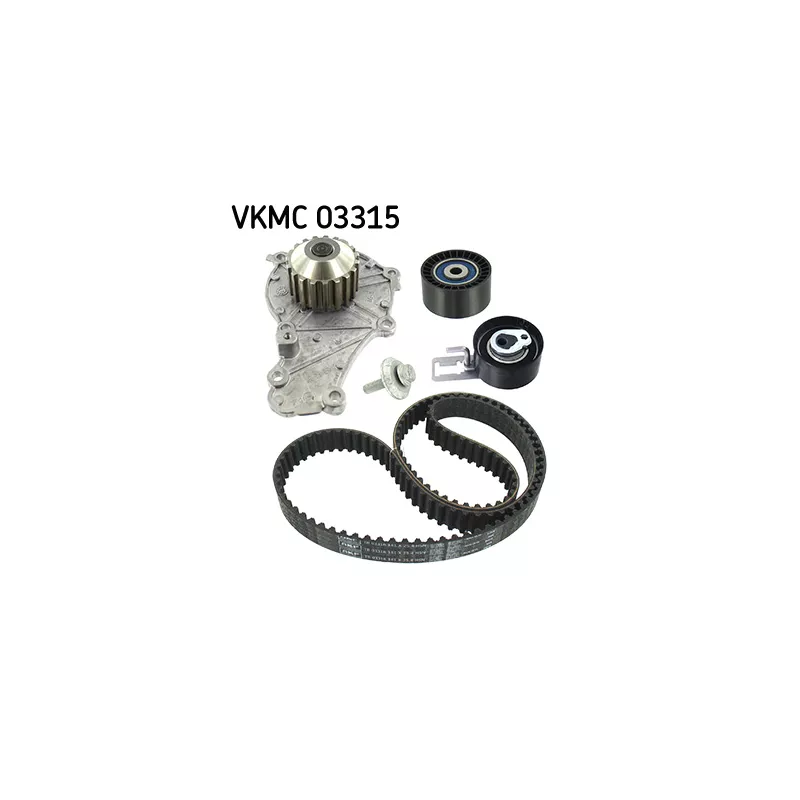 Pompe à eau + kit de courroie de distribution SKF VKMC 03315