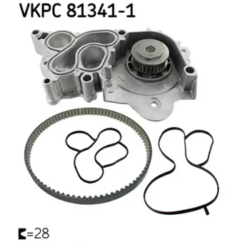 Pompe à eau SKF VKPC 81341-1