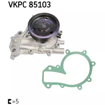 Pompe à eau, refroidissement du moteur SKF VKPC 85103
