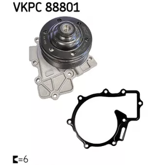 Pompe à eau, refroidissement du moteur SKF VKPC 88801